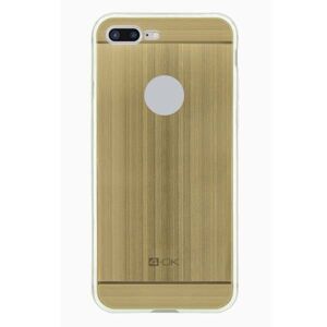 Puzdro 4-OK TPU Metal Case Pre iPhone 7 Plus, zlatá MTI7PO