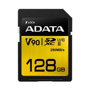 A-Data Premier ONE SDXC UHS-II U3 128 GB, Class 10, rýchlosť 290260MBs ASDX128GUII3CL10-C