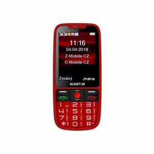 Aligator A890 GPS Senior, Dual SIM, červený A890RD