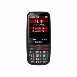 Aligator A890 GPS Senior, Dual SIM, čierny A890BK
