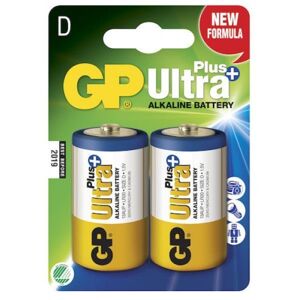 Alkalická batéria typ D, GP Ultra Plus, 2 kusy 219985104