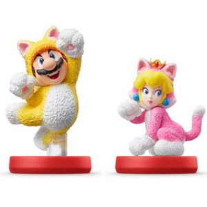amiibo Cat Mario & Cat Peach (Super Smash Bros.)