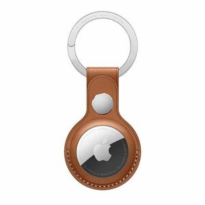 Apple AirTag Leather Key Ring, saddle brown MX4M2ZMA