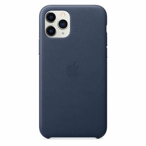 Apple iPhone 11 Pro Leather Case, midnight blue MWYG2ZM/A