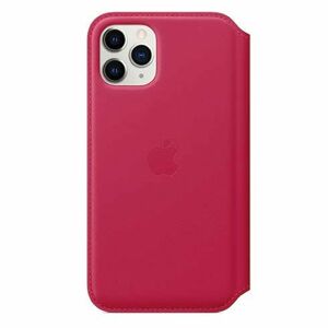 Apple iPhone 11 Pro Max Leather Folio, raspberry MY1N2ZM/A