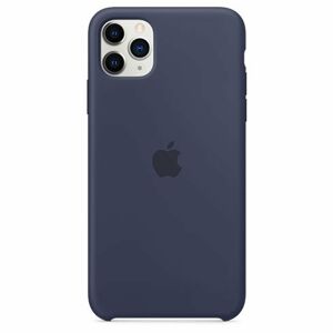 Apple iPhone 11 Pro Max Silicone Case, midnight blue MWYW2ZM/A