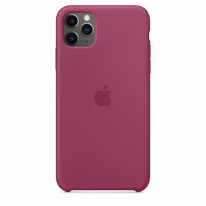 Apple iPhone 11 Pro Max Silicone Case, pomegranate MXM82ZM/A