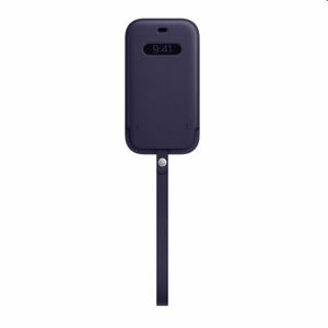 Apple iPhone 12 Pro Max Leather Sleeve with MagSafe, deep violet MK0D3ZM/A