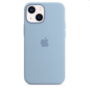 Apple iPhone 13 mini Silicone Case with MagSafe, blue fog MN5W3ZMA