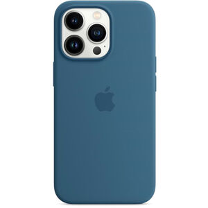 Apple iPhone 13 Pro Max Silicone Case with MagSafe, blue jay MM2Q3ZMA