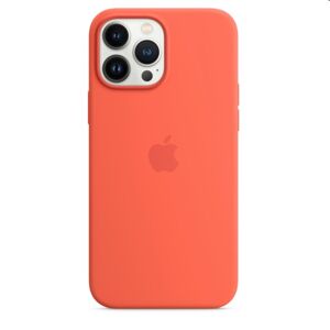 Apple iPhone 13 Pro Max Silicone Case with MagSafe, nectarine MN6D3ZMA