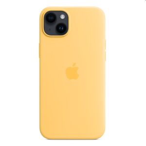 Silikónový zadný kryt pre Apple iPhone 14 Plus s MagSafe, slnečne žltá MPTD3ZMA