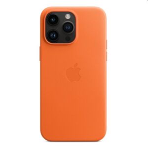 Apple iPhone 14 Pro Max Leather Case with MagSafe, orange MPPR3ZMA