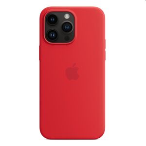 Apple iPhone 14 Pro Max Silicone Case with MagSafe, (PRODUCT)RED MPTR3ZMA