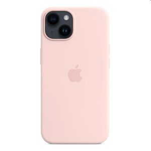 Silikónový zadný kryt pre Apple iPhone 14 s MagSafe, kriedovo-ružová MPRX3ZMA