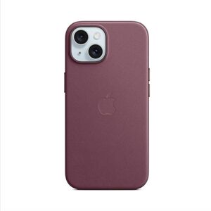 Zadný kryt FineWoven pre Apple iPhone 15 s MagSafe, morušovo červená MT3E3ZMA