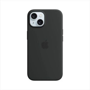 Silikónový zadný kryt pre Apple iPhone 15 Plus s MagSafe, čierna MT103ZMA
