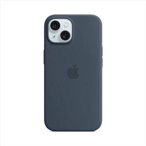 Apple iPhone 15 Plus Silicone Case with MagSafe - Storm Blue MT123ZMA