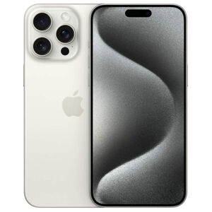 Apple iPhone 15 Pro Max 256GB, titánová biela MU783SXA