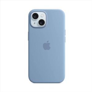 Apple iPhone 15 Silicone Case with MagSafe - Winter Blue MT0Y3ZMA