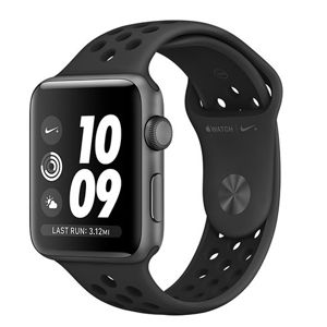 Apple Watch Nike+ GPS, Series 3, 42mm Space Grey Aluminium Case with Anthracite/Black Nike Sport Band MTF42CN/A