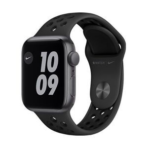 Apple Watch Nike Series 6 GPS, 44mm Space Gray Aluminium Case with Anthracite/Black Nike Sport Band - Regular MG173VR/A