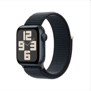 Apple Watch SE GPS 40mm Midnight Aluminium Case with Midnight Sport Loop MRE03QCA