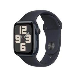 Apple Watch SE GPS 44mm Midnight Aluminium Case with Midnight Sport Band - ML MRE93QCA