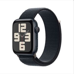 Apple Watch SE GPS 44mm Midnight Aluminium Case with Midnight Sport Loop MREA3QCA
