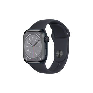 Apple Watch Series 8 GPS 41mm Midnight Aluminium Case with Midnight Sport Band MNP53CSA