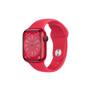 Apple Watch Series 8 GPS 41mm (PRODUCT)RED Aluminium Case with (PRODUCT)RED Sport Band MNP73CSA