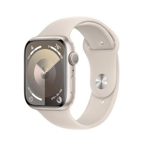 Apple Watch Series 9 GPS 45mm hviezdna biela , hliníkové puzdro so športovým remienkom hviezdna biela - SM MR963QCA