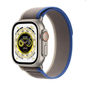 Apple Watch Ultra GPS + Cellular 49mm Titanium Case with BlueGray Trail Loop - ML MQFV3CSA