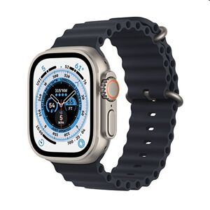 Apple Watch Ultra GPS + Cellular 49mm Titanium Case with Midnight Ocean Band MQFK3CSA