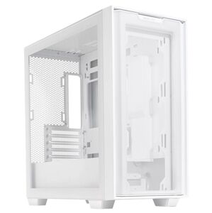 Počítačová skriňa ASUS A21, priehľadné sklo, mATX, biela 90DC00H3-B09000