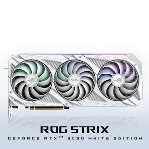 ASUS ROG-STRIX-RTX3090-O24G-GAMING-WHITE 24GB384-bit GDDR6X 2xHDMI 3xDP 90YV0F96-M0NM00
