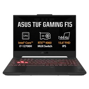 ASUS TUF Gaming FX507ZV4-LP037 i7-12700H, 16GB, 512GB SSD, 15,6" FHD, non OS, Jaeger Gray FX507ZV4-LP037