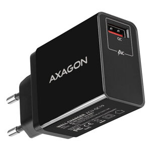 AXAGON ACU-QC19 sieťový adaptér 1x QC3.0AFCFCPSMART, 19 W, čierny ACU-QC19