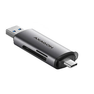 AXAGON CRE-SAC External USB 3.2 Gen1 Type-C+Type-A 2-slot SDmicroSD CRE-SAC