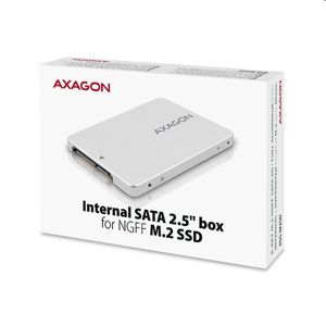 AXAGON RSS-M2SD, M.2 SSD, SATA, 2.5" interný adaptér, hliníkové prevedenie RSS-M2SD