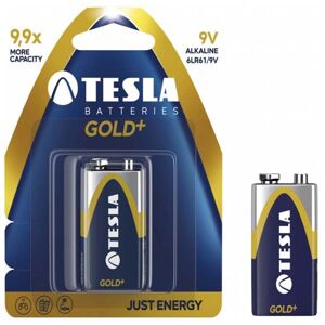 Batéria typ 9V(6LR61), TESLA GOLD+, 1 kus 219104026
