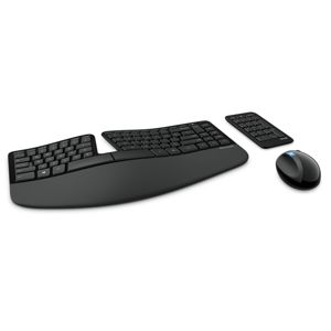 Bezdrôtová klávesnica a myš Microsoft Sculpt Ergonomic Desktop L5V-00019