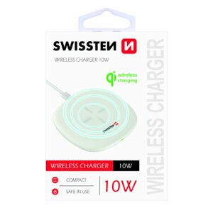 Bezdrôtová nabíjačka Swissten 10W, biela 22055501