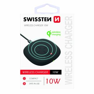 Bezdrôtová nabíjačka Swissten 10W, čierna 22055500