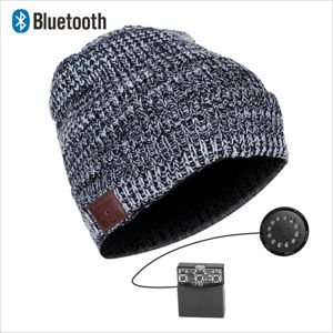 Bluetooth čiapka, šedo-biela
