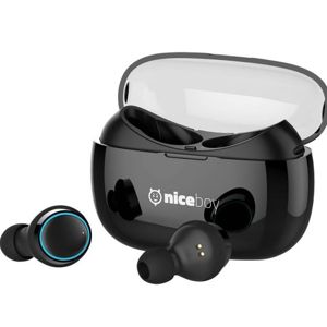 Bluetooth Stereo Headset Niceboy Hive Pods, Black - OPENBOX (Použitý tovar s plnou zárukou)