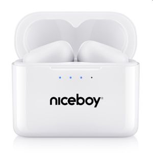 Bluetooth Stereo Headset Niceboy HIVE podsie - polar white hive-podsie-white