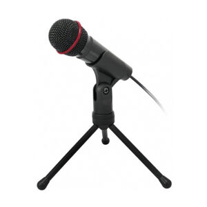 Mikrofón C-TECH MIC-01, čierny MIC-01