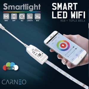 Carneo Smartlight RGBW LED pás 5m, farebný