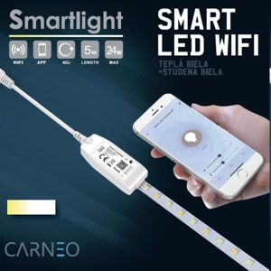Carneo Smartlight WW LED pás 5m, biely CAR-861036